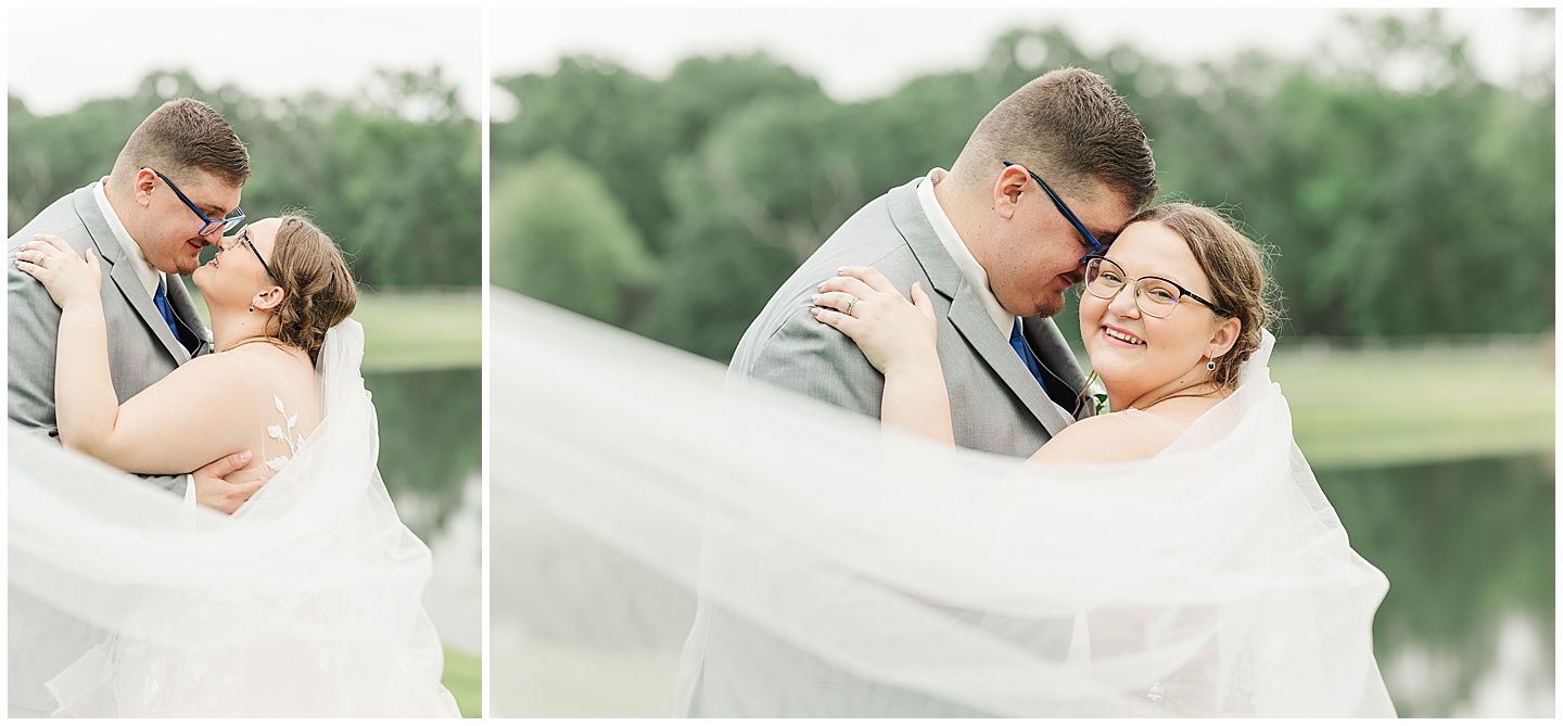 East Texas Navy and Silver Wilderness Spring Wedding Silver Star Ranch