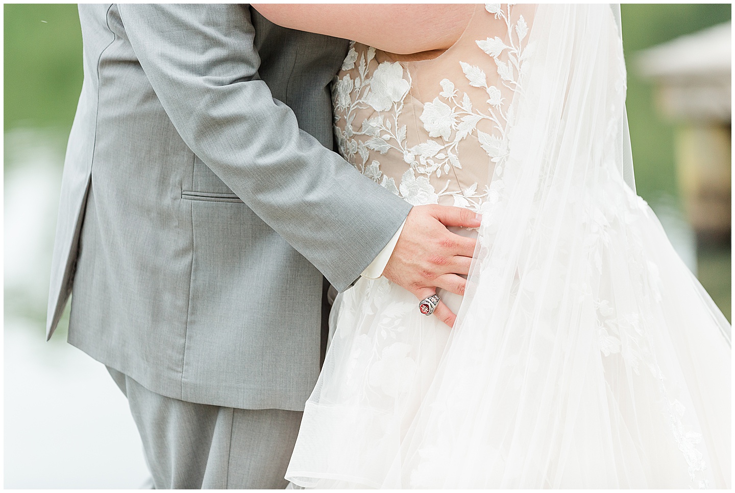 East Texas Navy and Silver Wilderness Spring Wedding Silver Star Ranch