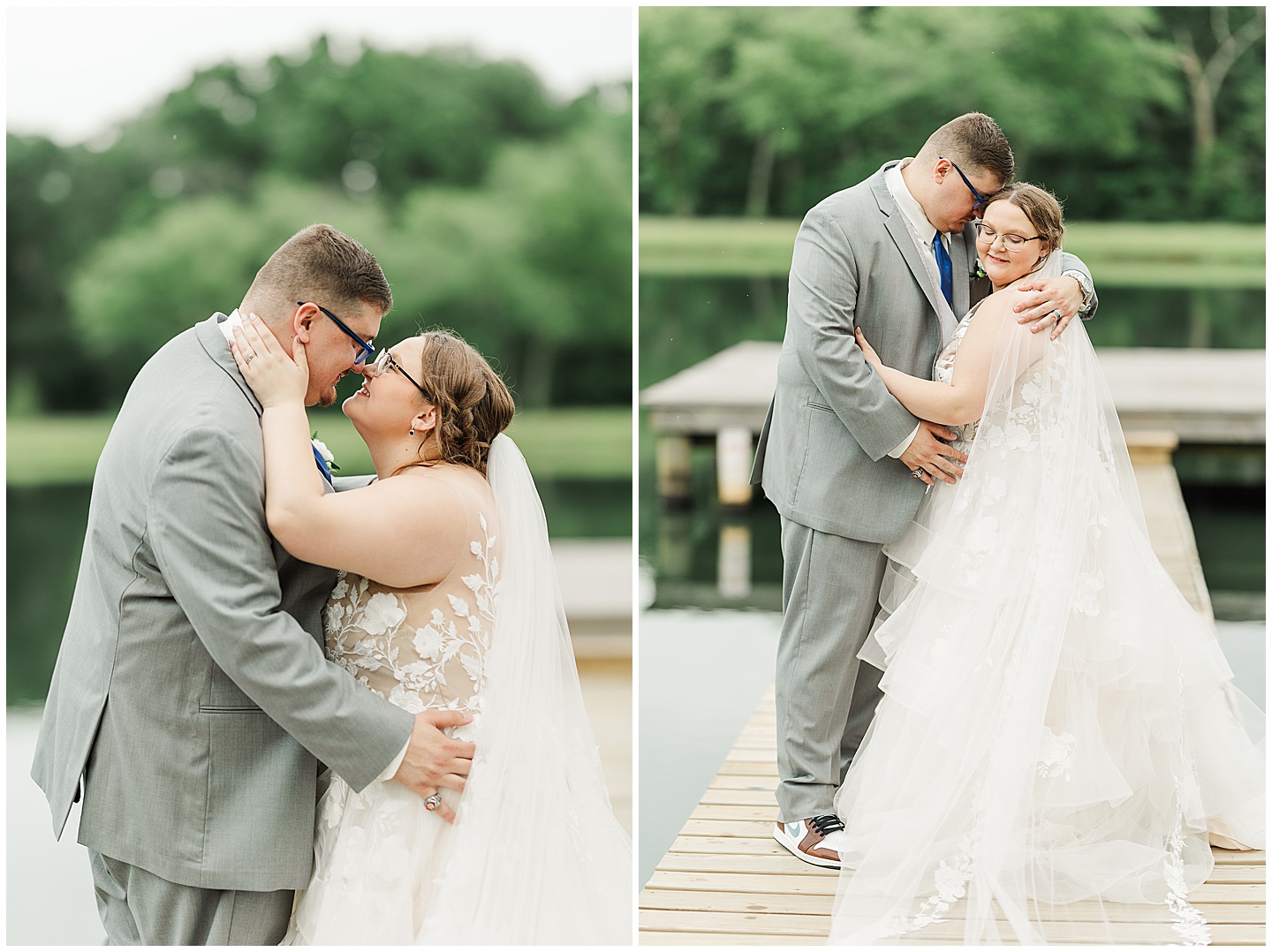 East Texas Navy and Silver Wilderness Spring Wedding Silver Star Ranch