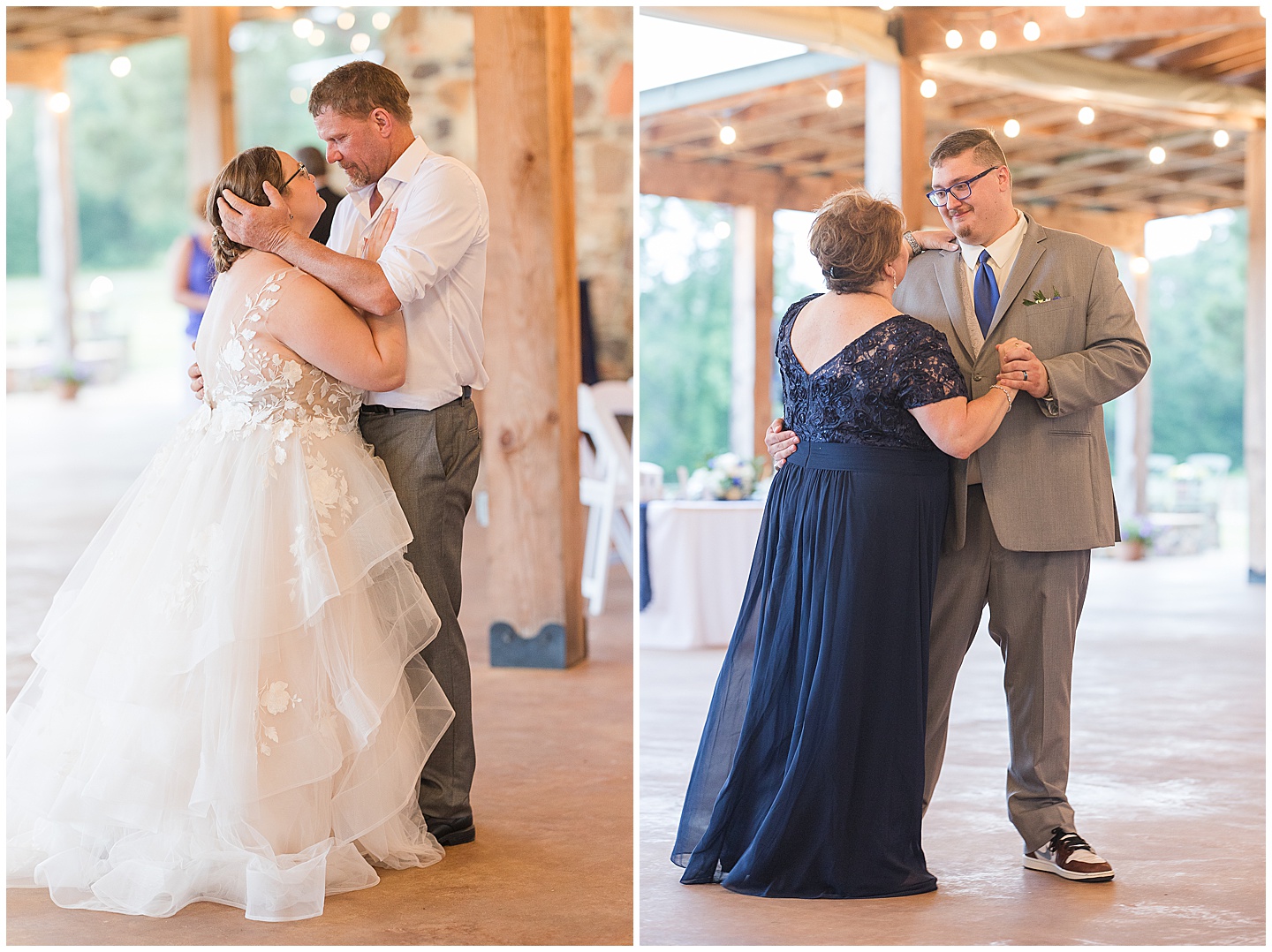 East Texas Navy and Silver Wilderness Spring Wedding Silver Star Ranch